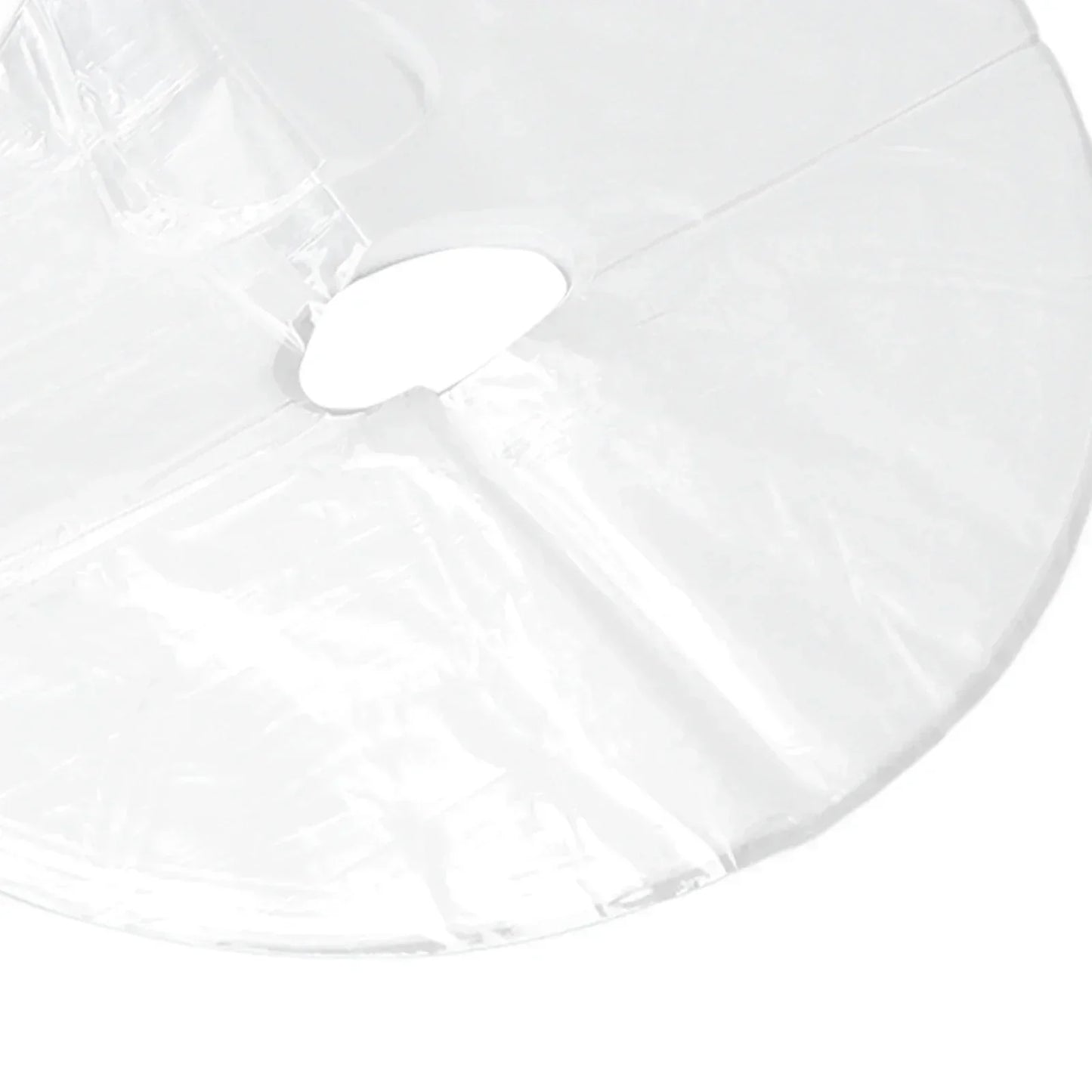 100 mascarillas faciales desechables con película conservante para evitar la evaporación y la retención de humedad, envueltas en papel.