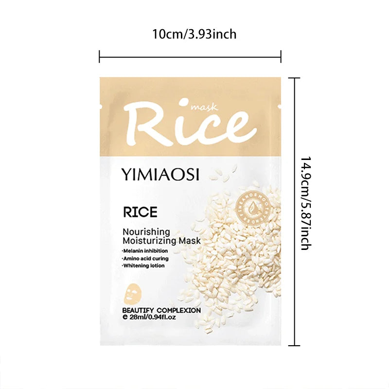 Mascarilla con sabor a fruta, hidratante, humectante y nutritiva para el cuidado de la piel, ilumina suavemente la tez, mascarilla vegetal.