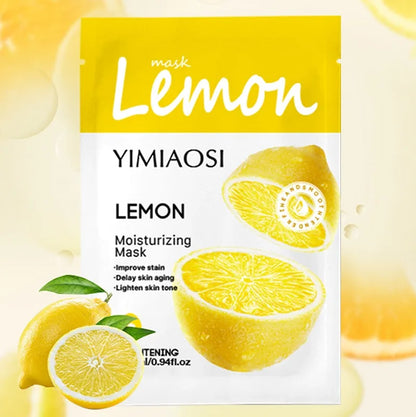 Mascarilla con sabor a fruta, hidratante, humectante y nutritiva para el cuidado de la piel, ilumina suavemente la tez, mascarilla vegetal.