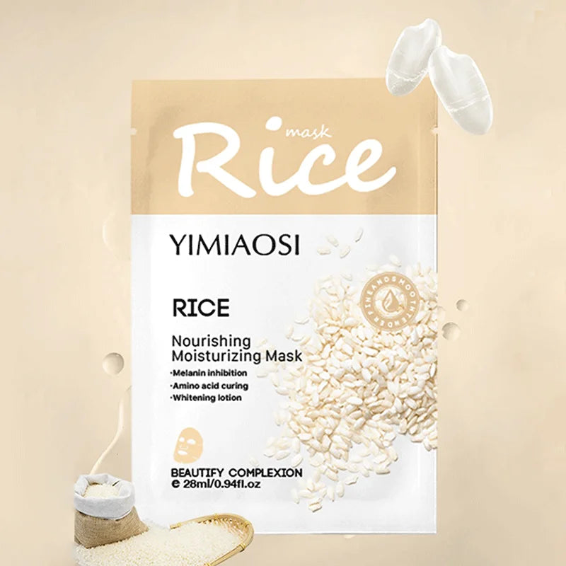 Mascarilla con sabor a fruta, hidratante, humectante y nutritiva para el cuidado de la piel, ilumina suavemente la tez, mascarilla vegetal.