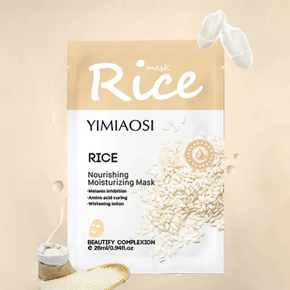 Mascarilla con sabor a fruta, hidratante, humectante y nutritiva para el cuidado de la piel, ilumina suavemente la tez, mascarilla vegetal.